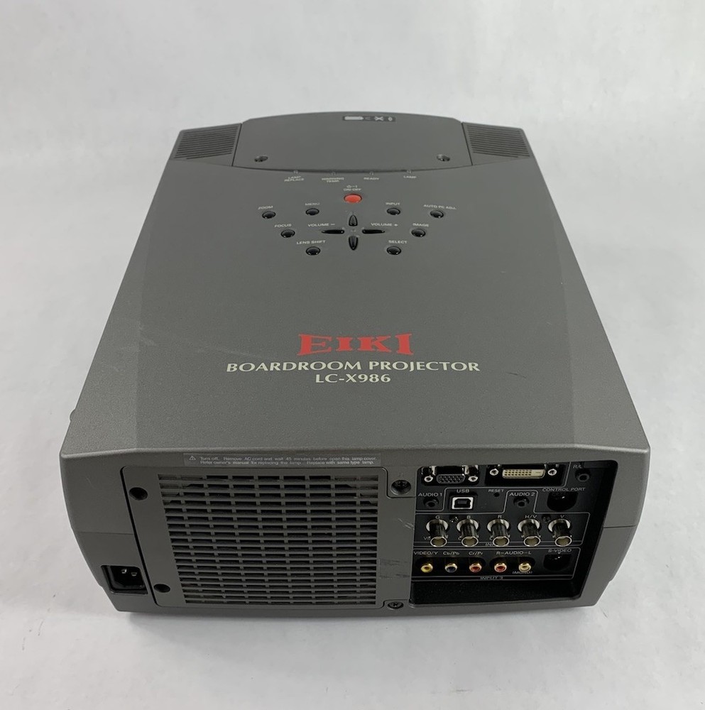 EIKI LC-X986 LCD Projector - Tested