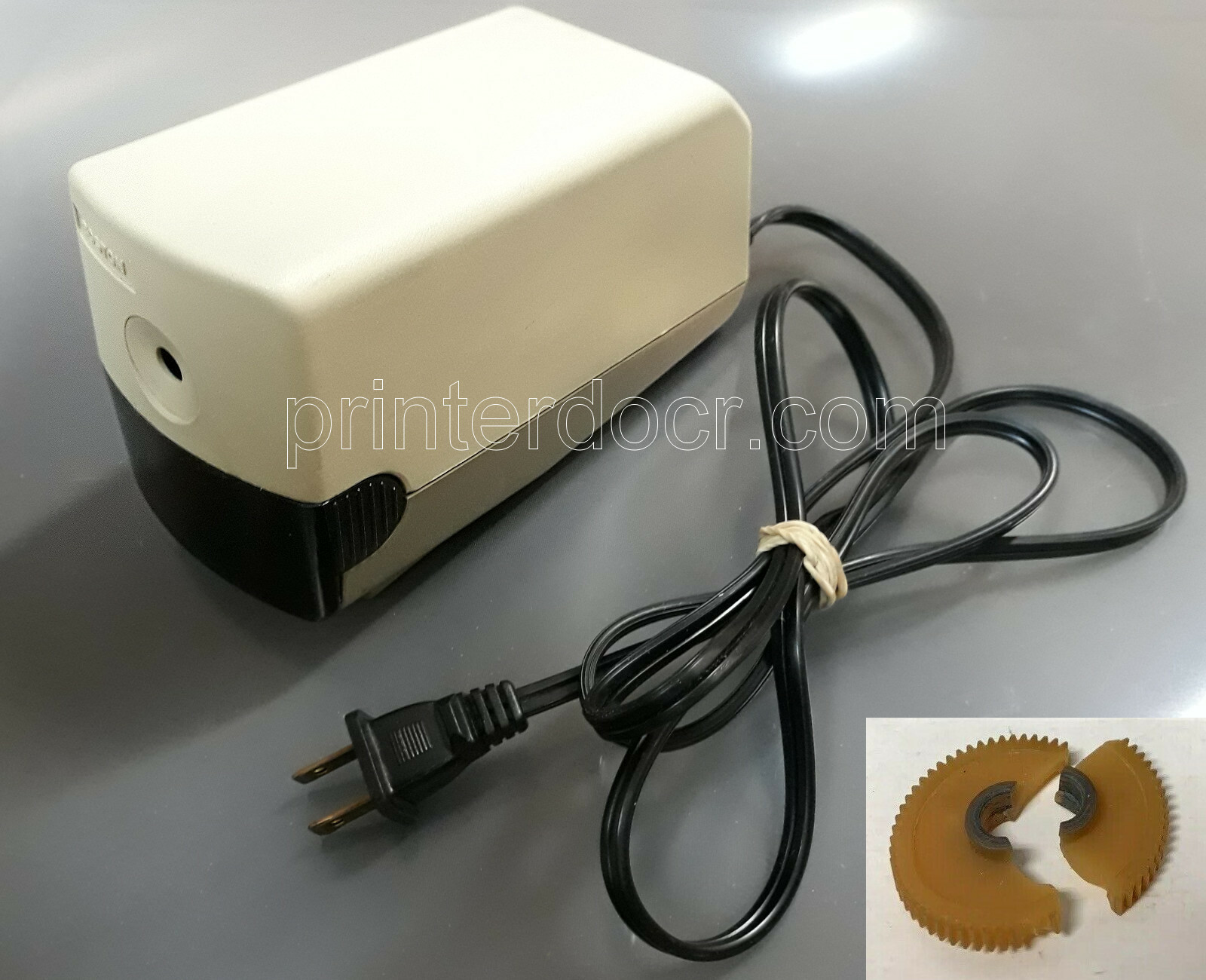 Improved Nylon gear replacement Hunt Boston model 18 / 19 pencil sharpener 296A