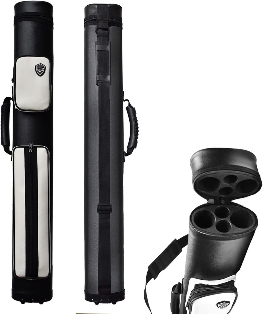 2x2 Hard Shell Pool Cue Case - Protects Against Warping & Moisture