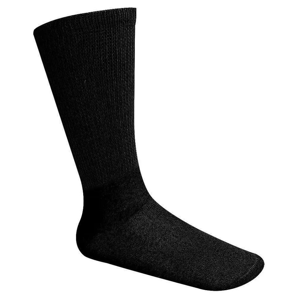 Wholesale Bulk Mens Diabetic Crew Socks Health Circulatory Size 9-11,10-13,13-15
