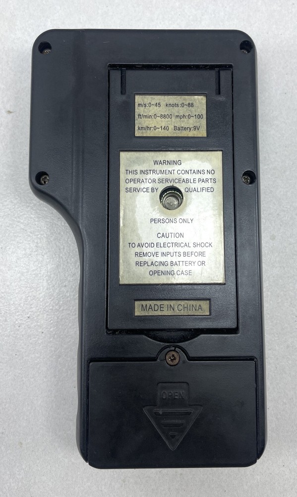 Smart Sensor Anemometer Air Flow Meter Intell Instruments Plus AR826+ Digital
