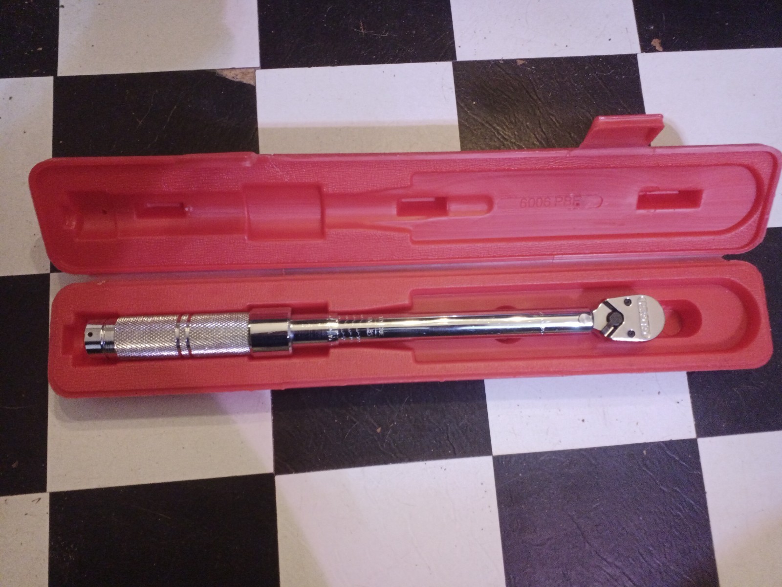Stanley Proto 3/8 Ratchet Torque Wrench 6066C / 6066F With Case NOS