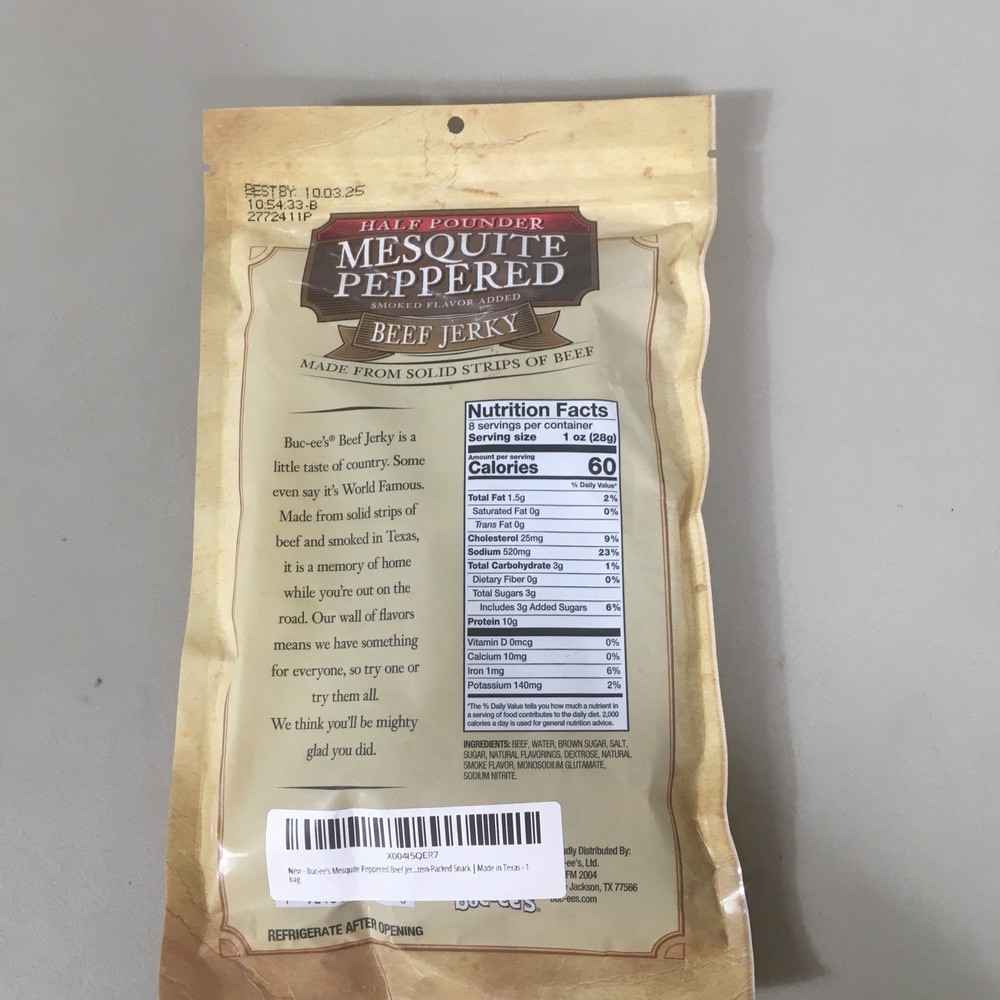 Buc-ee’s Mesquite Peppered Beef Jerky