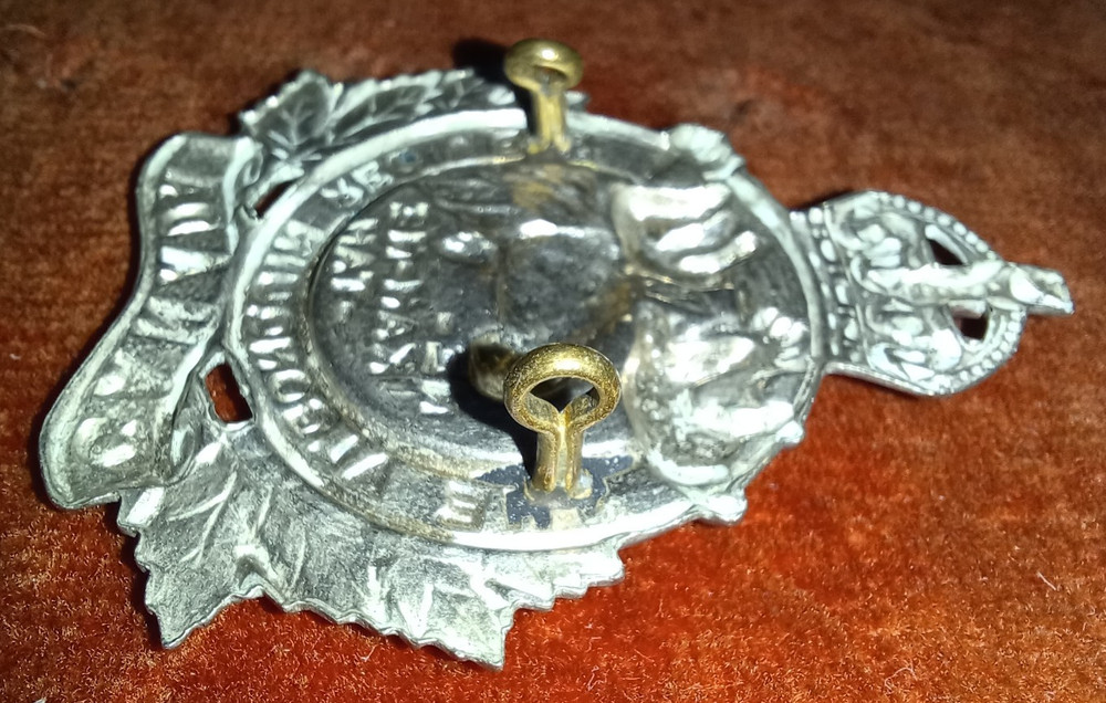Algonquin Regiment Cap Badge, WW2, Canadian