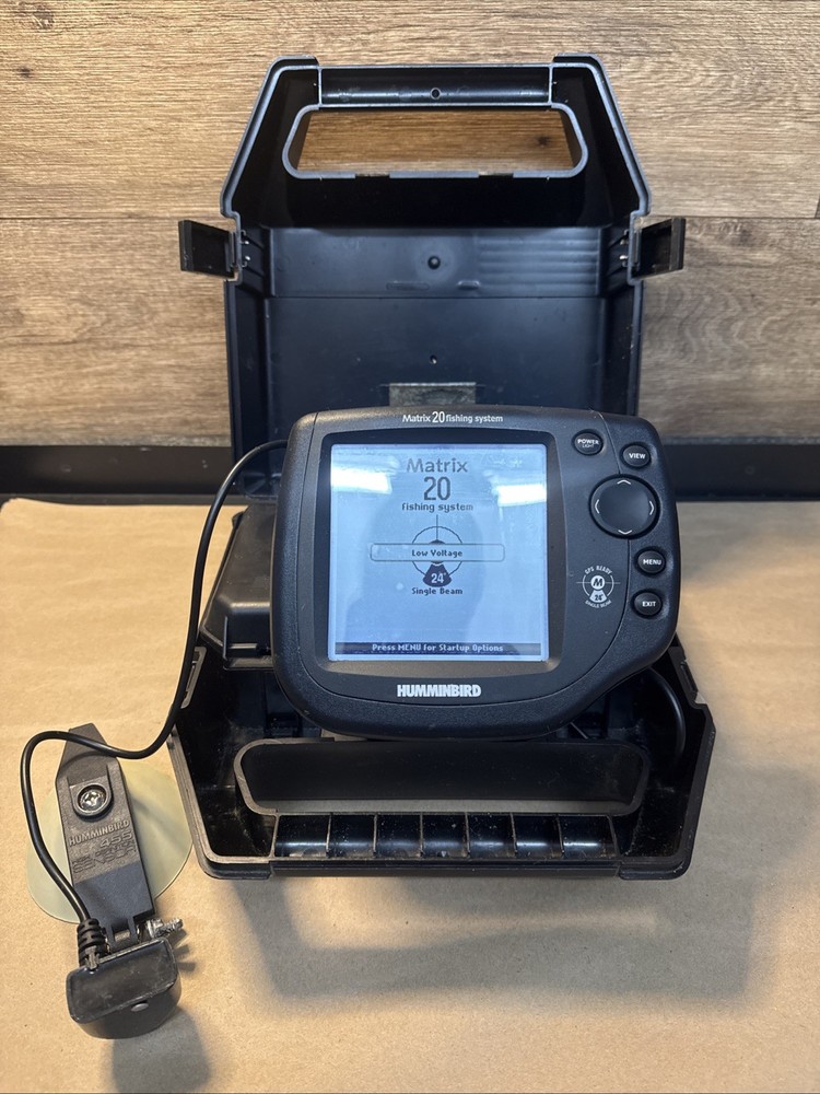 Humminbird Matrix 20 GPS Ready Portable Fishfinder System, Tested,
