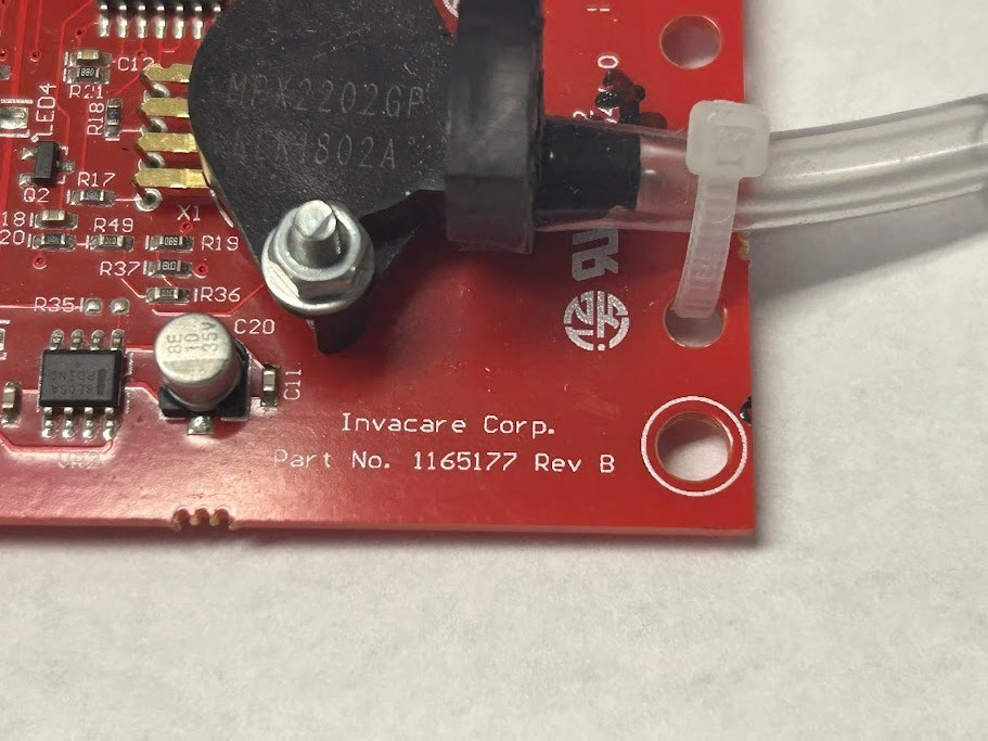Invacare 1165177 Rev B PCB Assembly CONTROL BOARD