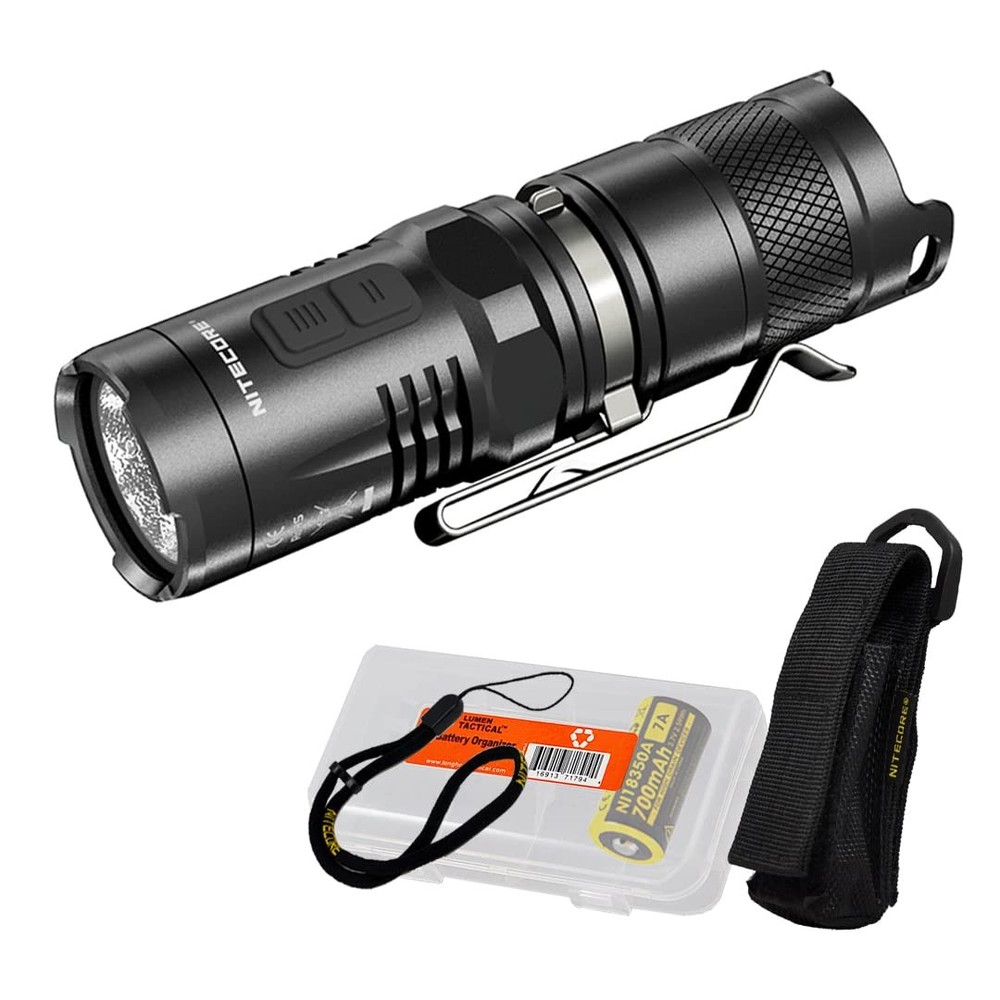 Nitecore MT10C 920 Lumen Tactical Flashlight w/ Red Light + LumenTac