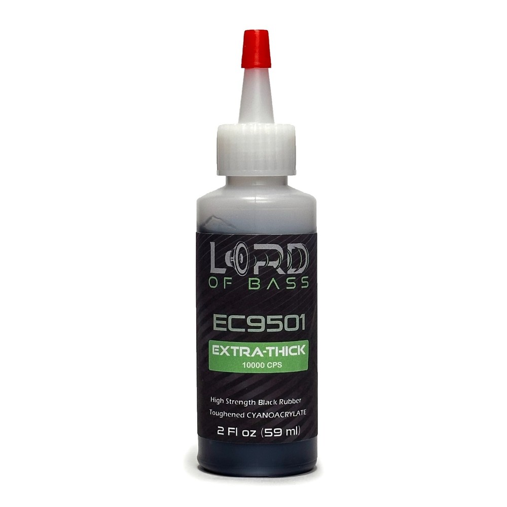 2oz Black Rubber Toughened Extra Thick CA Glue bottle 10000CPS
