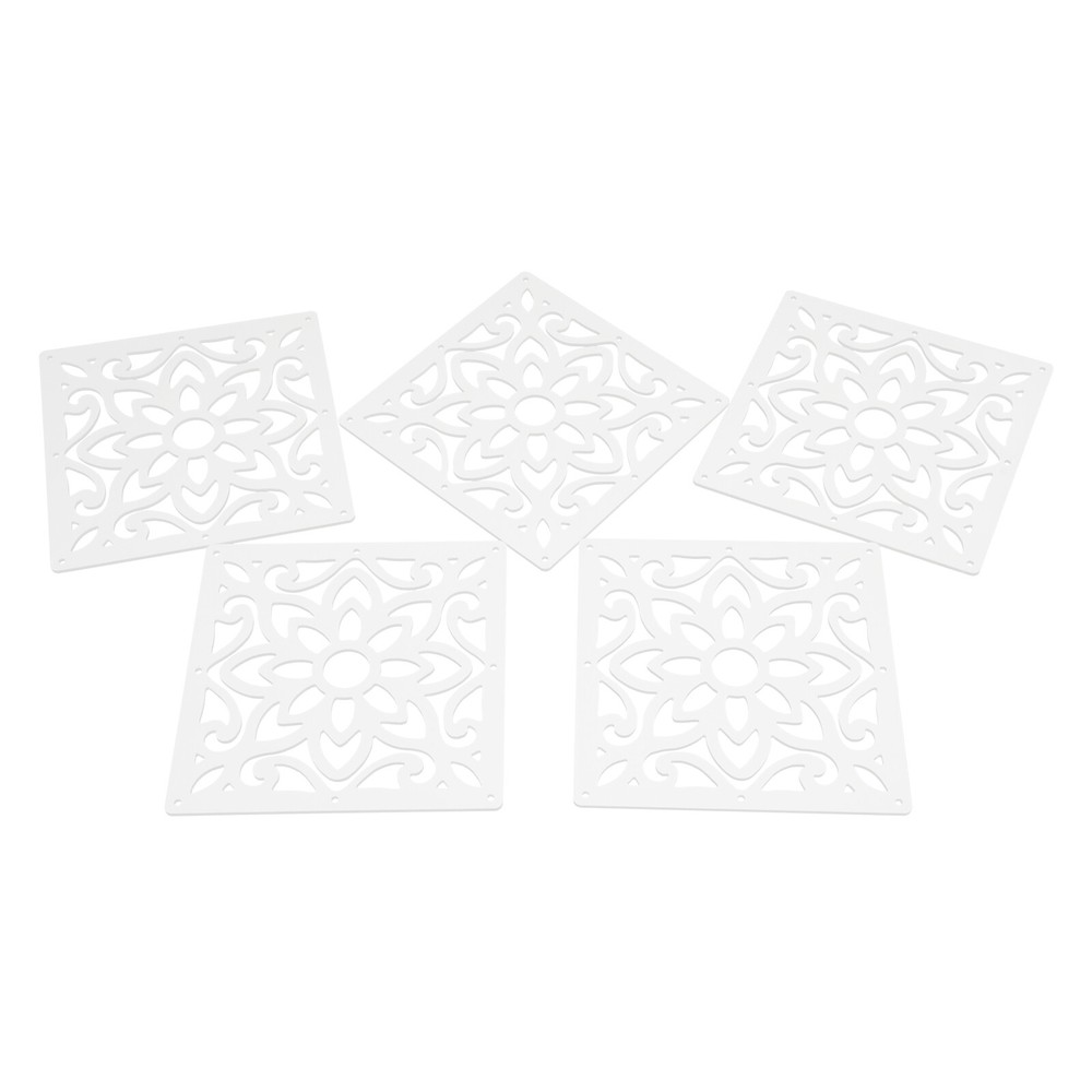 24 PCS Wood Plastic Decorative Privacy Screen Panels - Modern Divider