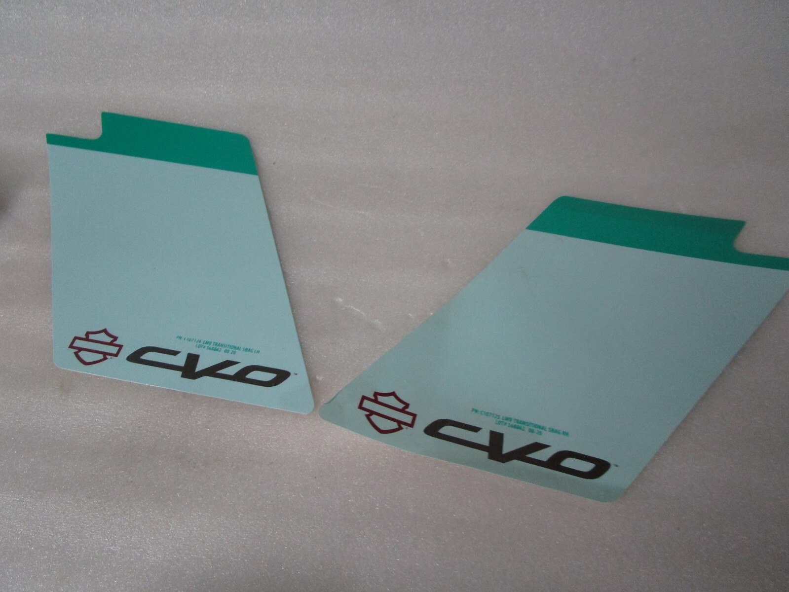 Genuine Harley Davidson Touring CVO Saddlebag Waterslide Decals PAIR