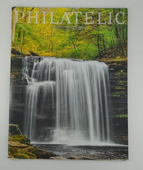 USPS USA Philatelic Magazine Waterfalls Stamps Stamp Collector Spring 2023