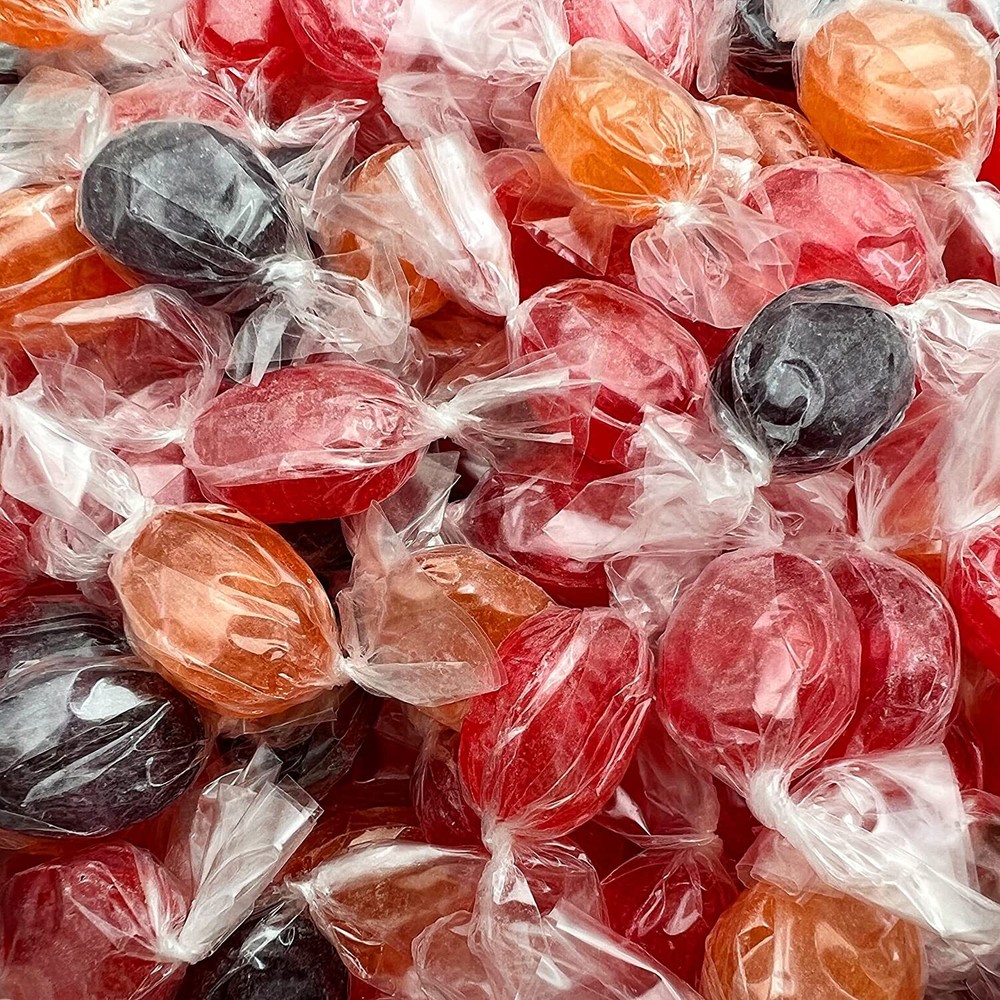Assorted Fruit Drops Hard Candy, Bulk Pack 2 Pounds