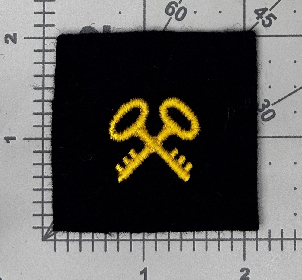 USMC Shipboard Marine Storekeeper Cuff Patch Inv# K2226