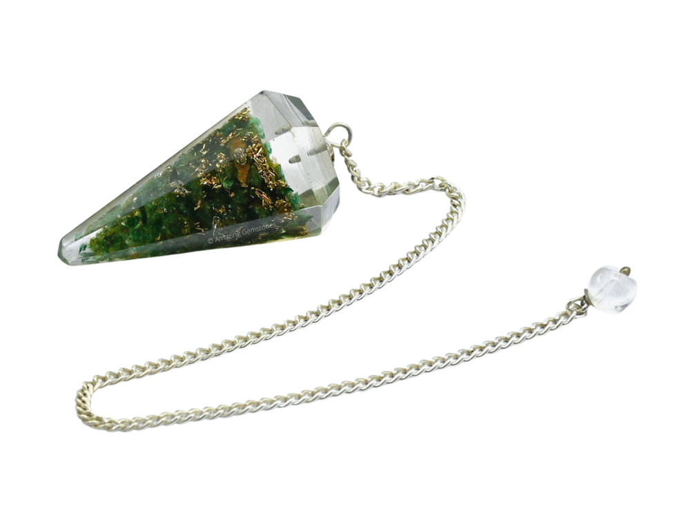 Green Aventurine Orgone Pendulum
