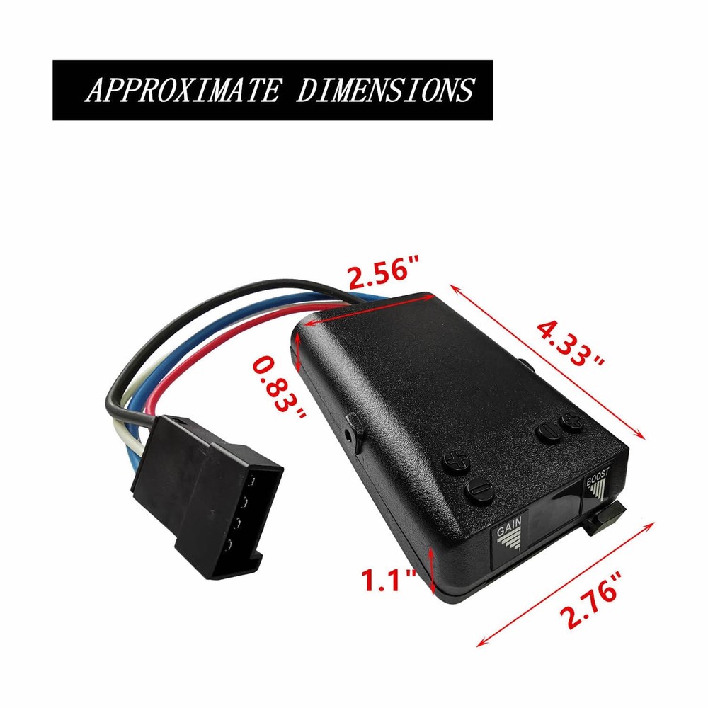 Electronic Trailer Brake Controller with 2 to 8 Braking System Replace 8508211