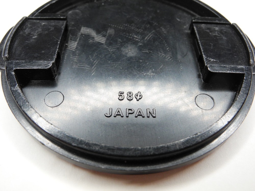 Mamiya 58mm Genuine Black Snap On Front Camera Lens Cap