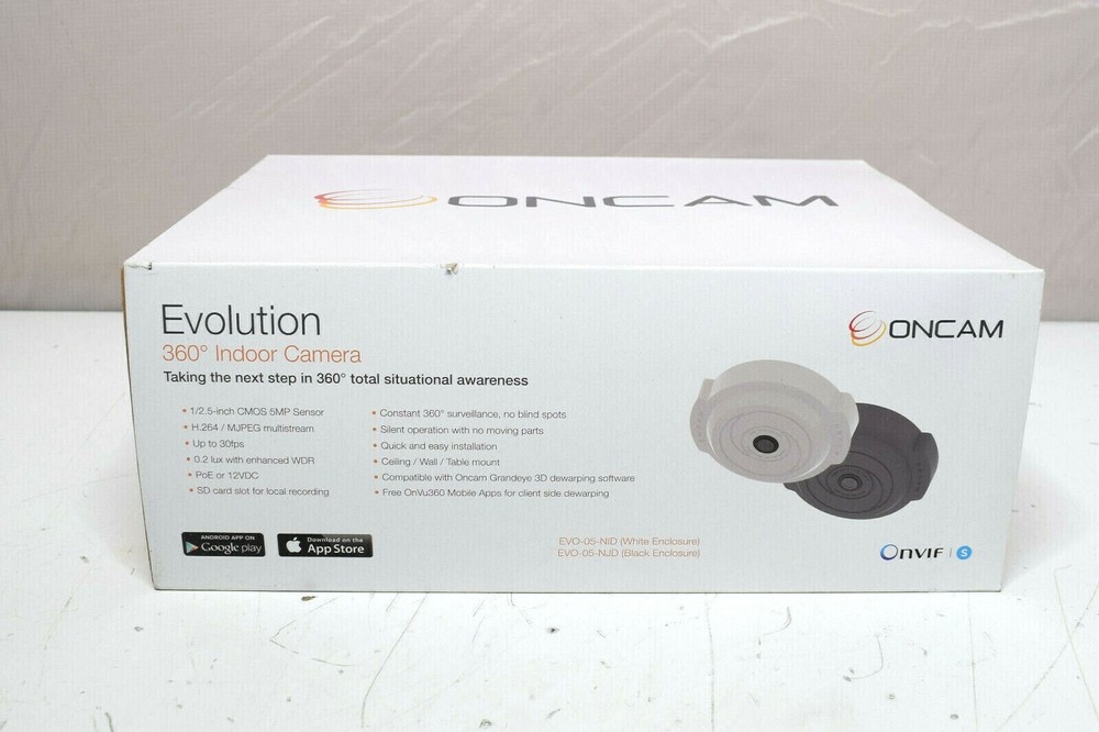 Pelco Oncam EVO-05NID 5MP Evolution 360ø Indoor Camera, Surface Mount