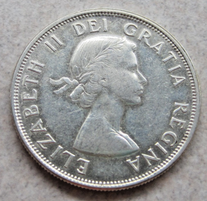 1956 Canada Silver 50c;