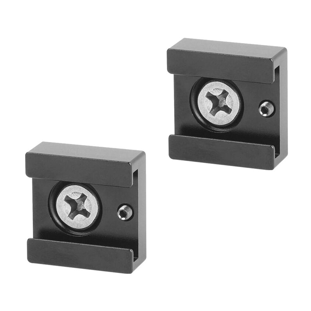 2 Pcs Camera Cold Shoe Expansion Mount Quick Release Adapter Flash Stand