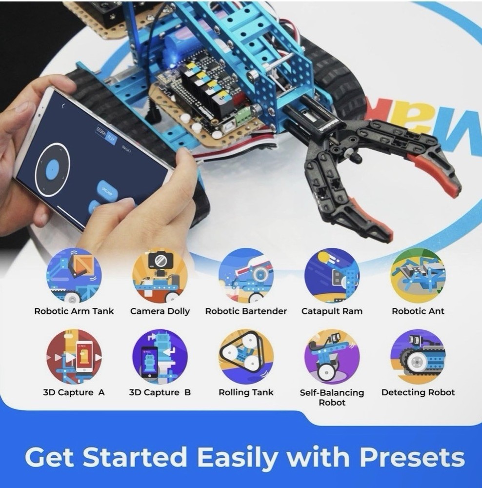 Makeblock Ultimate 2.0 10-in-1 Robot Kit Bluetooth STEM Educational Toy