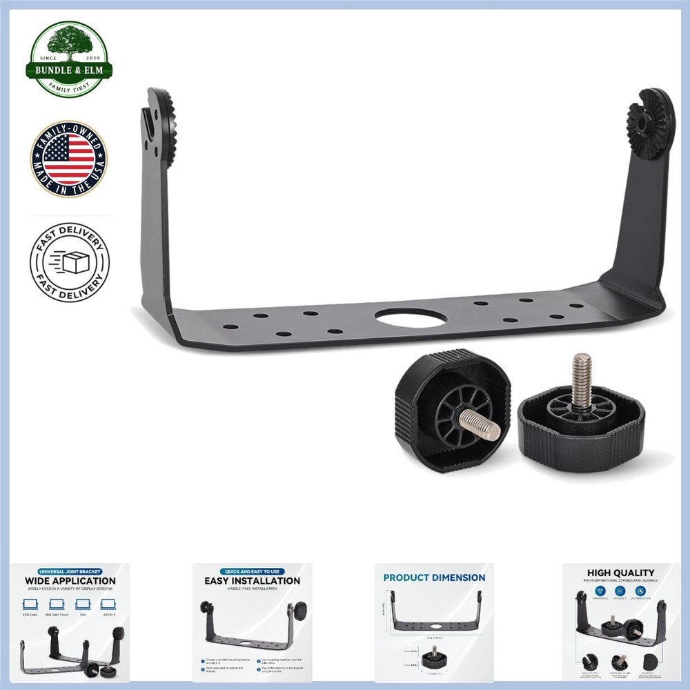 Compatible Gimbal Bracket for 9" Lowrance Displays, Rust Resistant Design