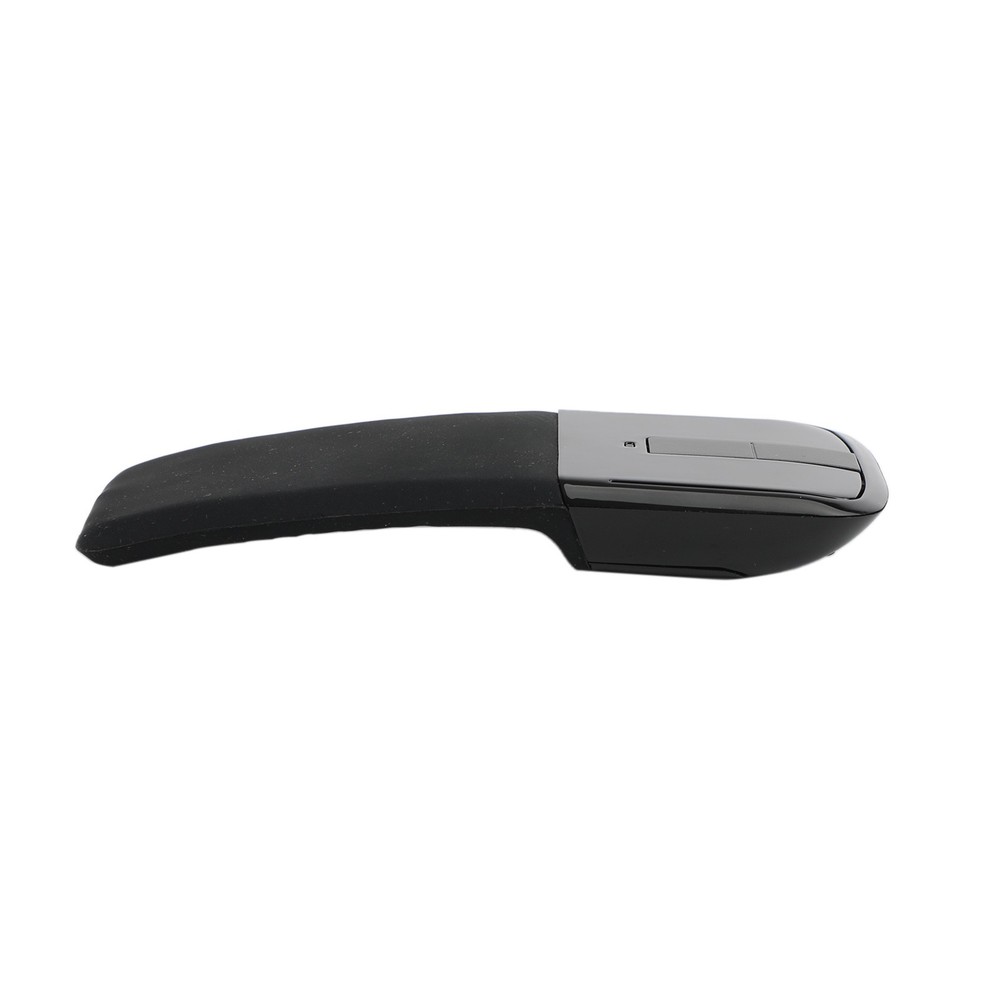 Wireless Mouse with USB Mini Folding Mouse 2.4GHz Arc Optical Touch Mice Black💯