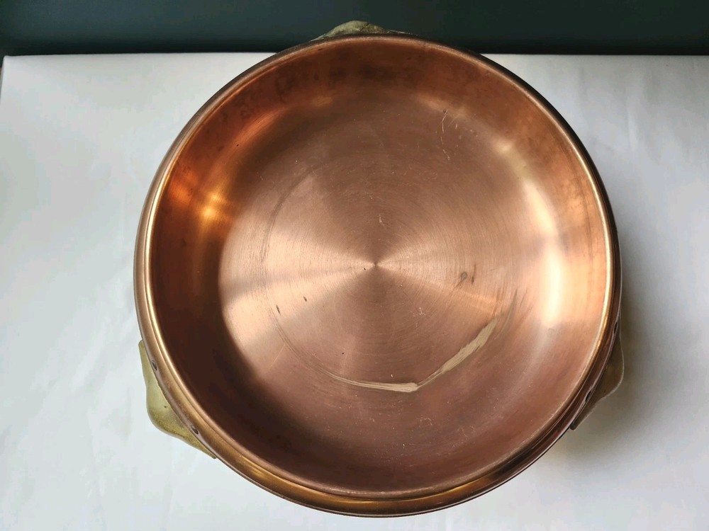 Vintage Copper & Brass Chafing Dish/ Stand