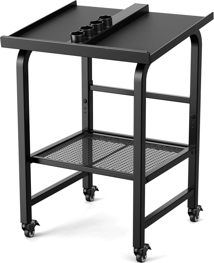 500lb Adjustable Dumbbell Rack with Wheels