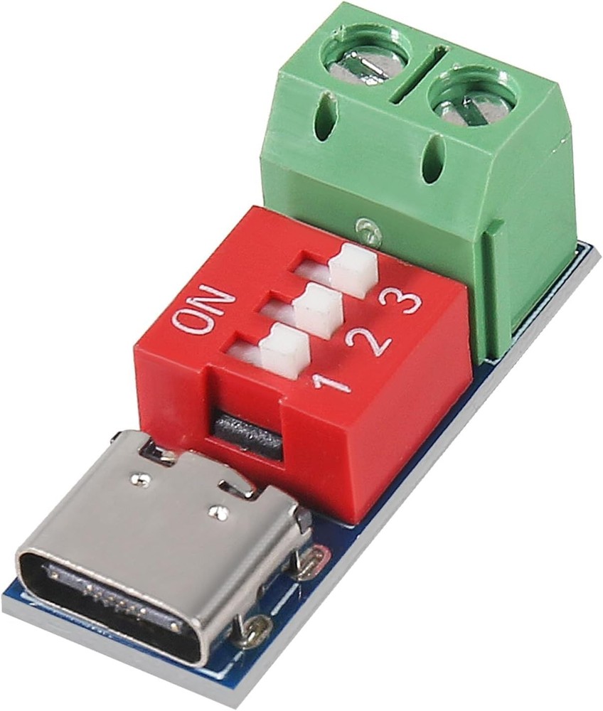 6pcs 5-20V Adjustable USB C PD/QC Trigger Board Decoy Power Fast Charge Module