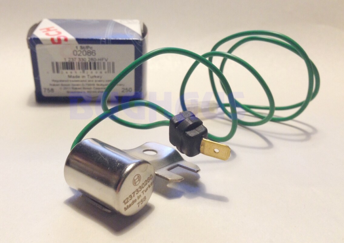 Bosch 009 Distributor Condenser #02086 for Beetle Bug Bus Thing Ghia FREE SHIP!