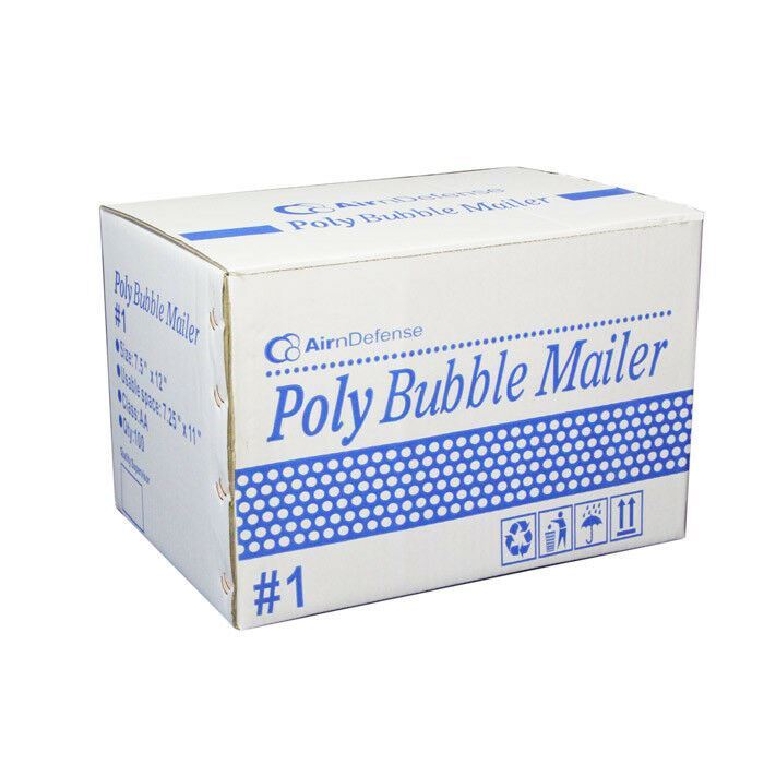 #1 7.25x12 Poly Bubble Padded Envelopes Mailing Mailer Shipping Bags AirnDefense