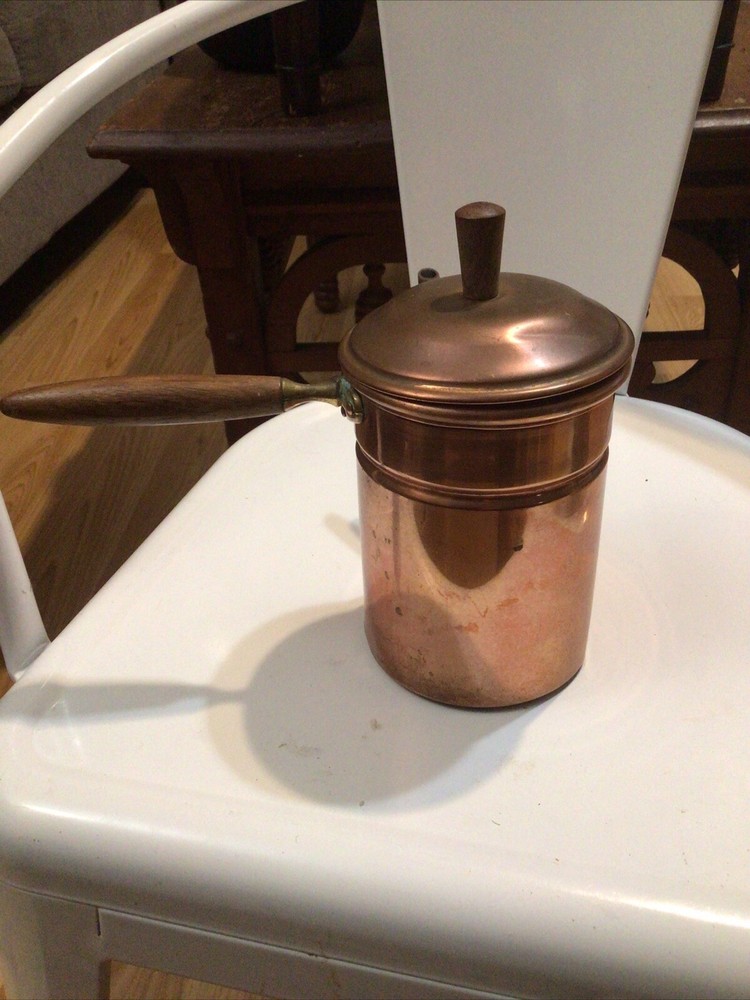 Vtg Copper Turkish Coffee Pot Percolator