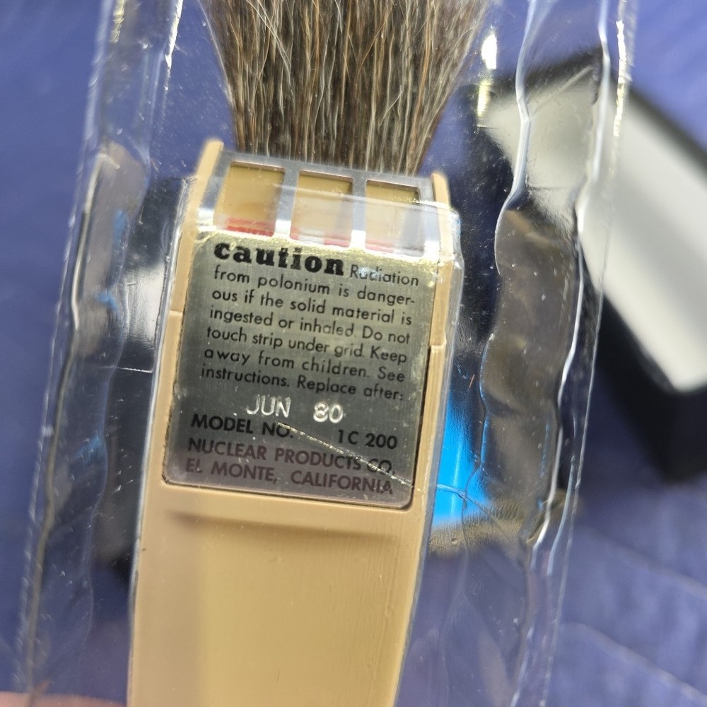 Vintage Staticmaster Brush Model 1C200 Complete w/ Box & Instructions