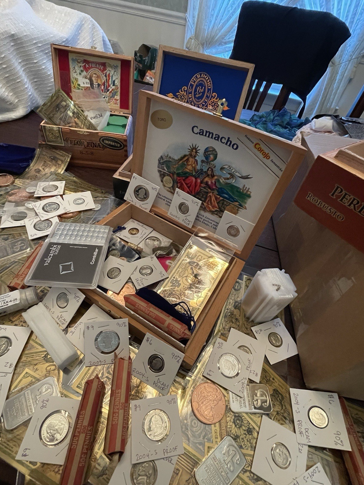 ESTATE SALE SILVER & GOLD LOT! Coins, Rounds, Rolls, Slabs & Bills! Max Value!