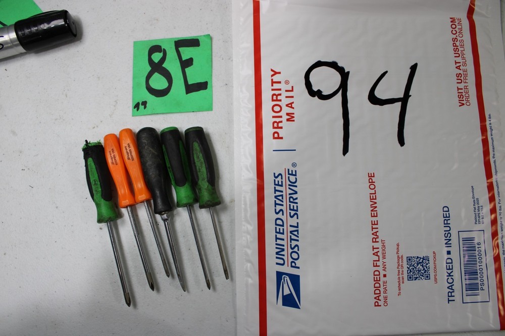 SNAP ON PHILLIPS DRIVER LOT RED GREEN BLACK ORANGE