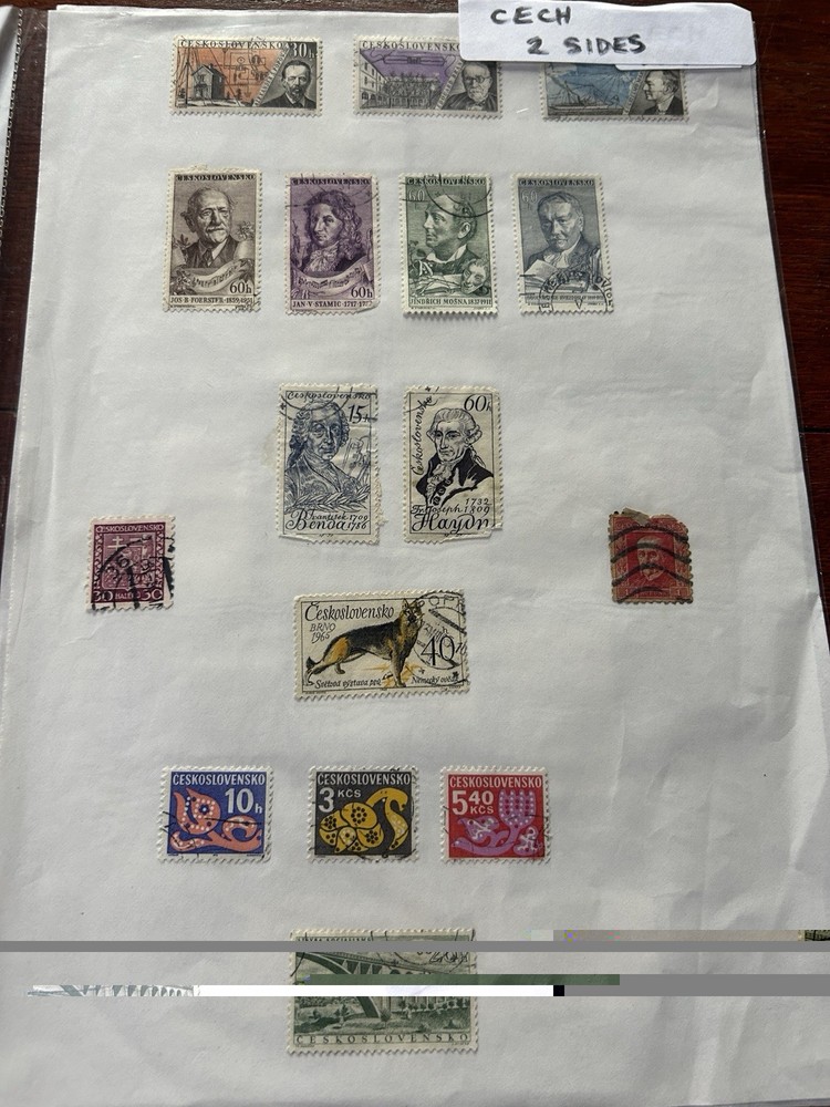 Czechoslovakia - unchecked Selection - Mint - Stock cards - useful noted.