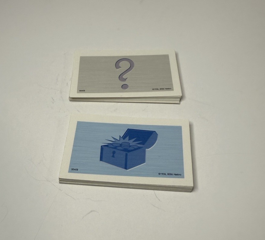 Here & Now Monopoly Board Game Replacement Piece Cards
