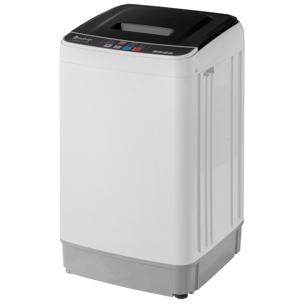Full-Automatic Washing Machine Portable Compact Laundry Washer Spin w/Drain Pump