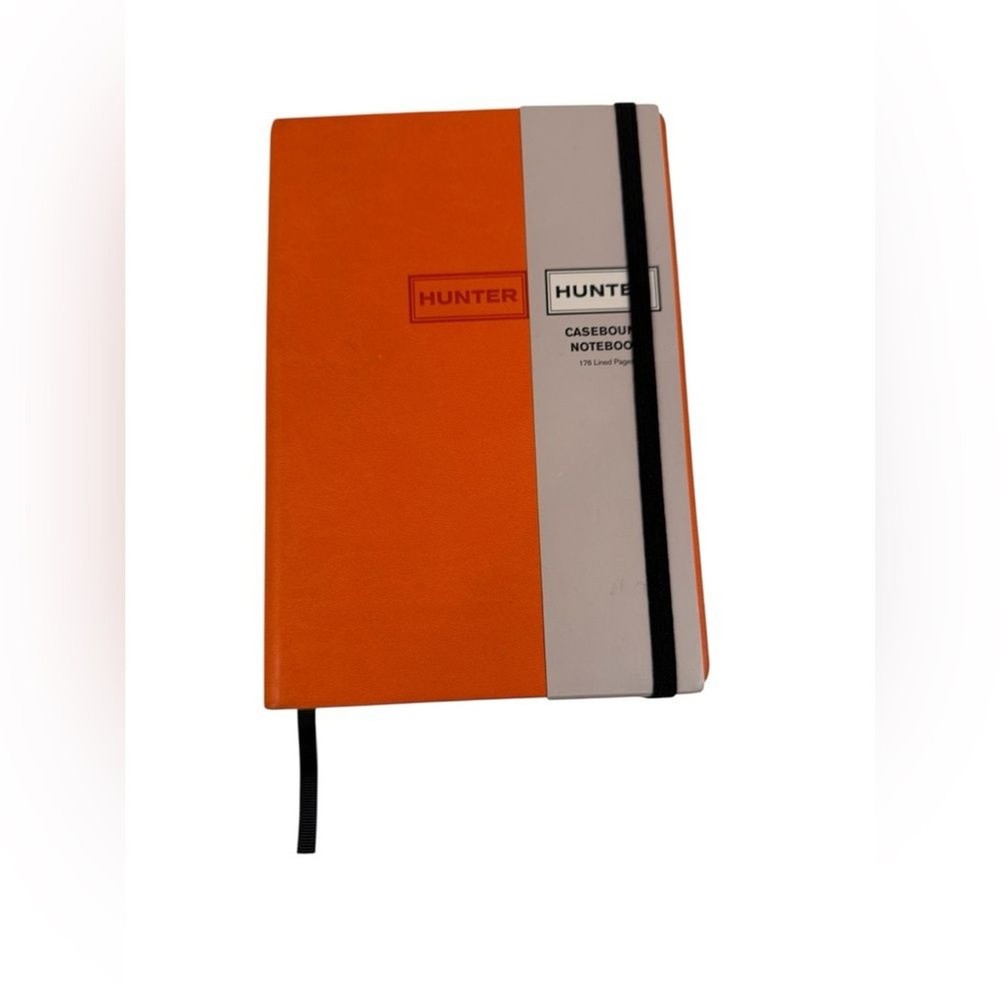 NEW Hunter Orange Casebound Notebook w/ 176 Lined Pages
