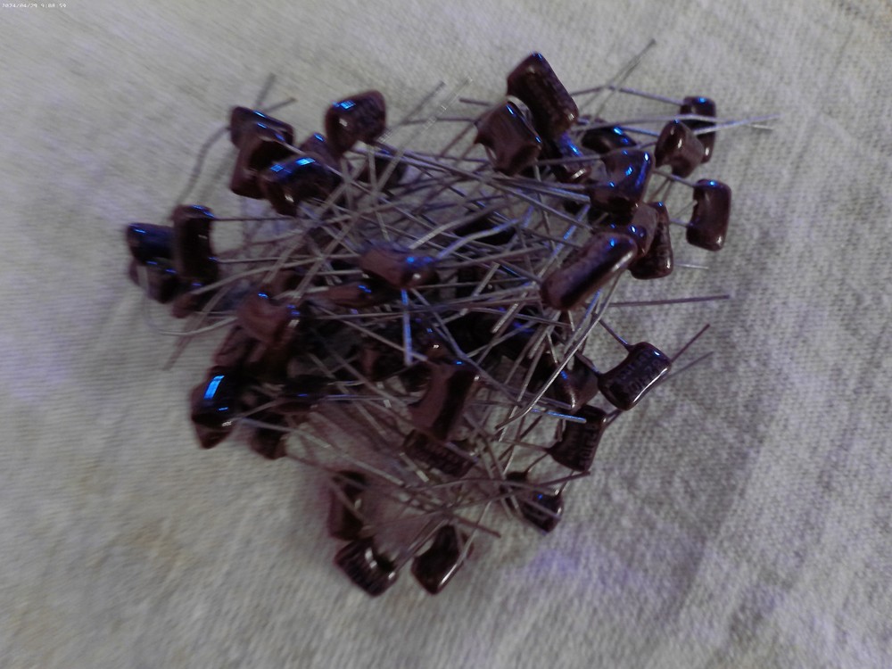 Lot 50pc Capacitors Silver Mica, 5 Each 10 Values NOS