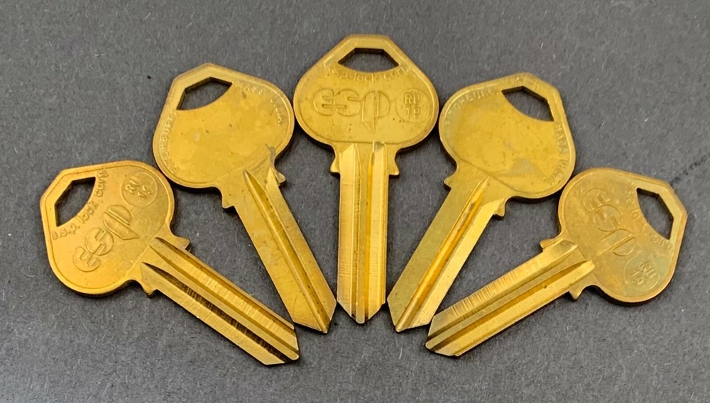 Key Blanks 1011D41 RU19 Type 5 Pin Master Sectional for Corbin Russwin D Keyways