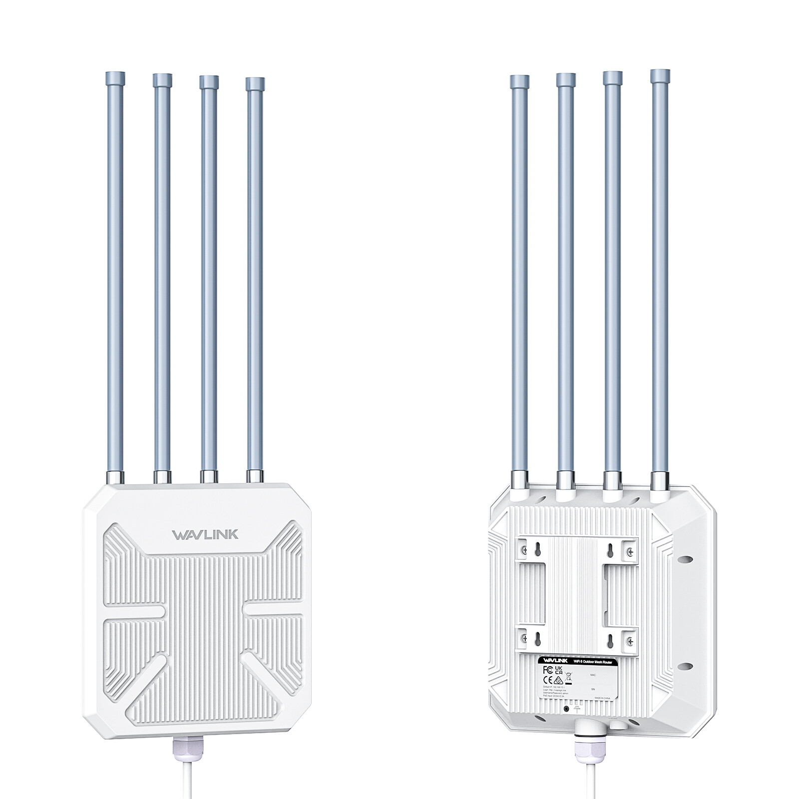AX1800 Outdoor WiFi 6 Extender Long Range Wireless Router Repeater for Yard Park