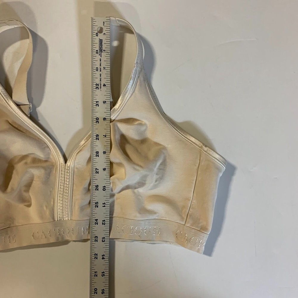 Cacique Women's Nude Unlined Adjustable Strap Full Coverage Bra Size 46D