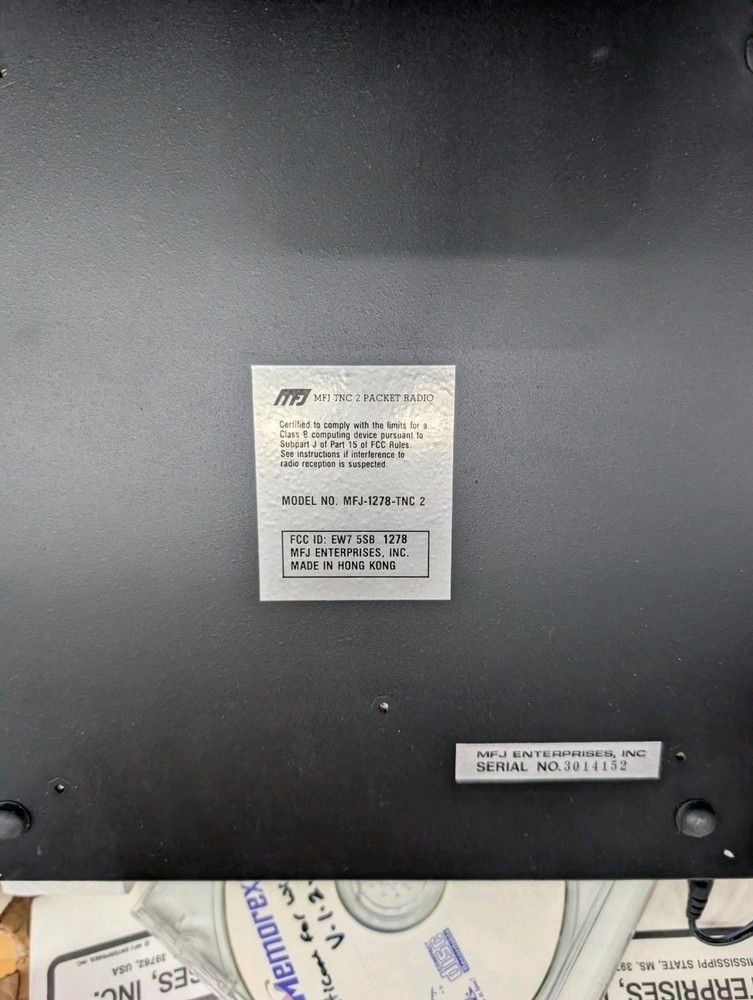 MFJ Enterprises Multi-Mode Data Controller TNC 2 Packet Radio MFJ-1278-TNC 2