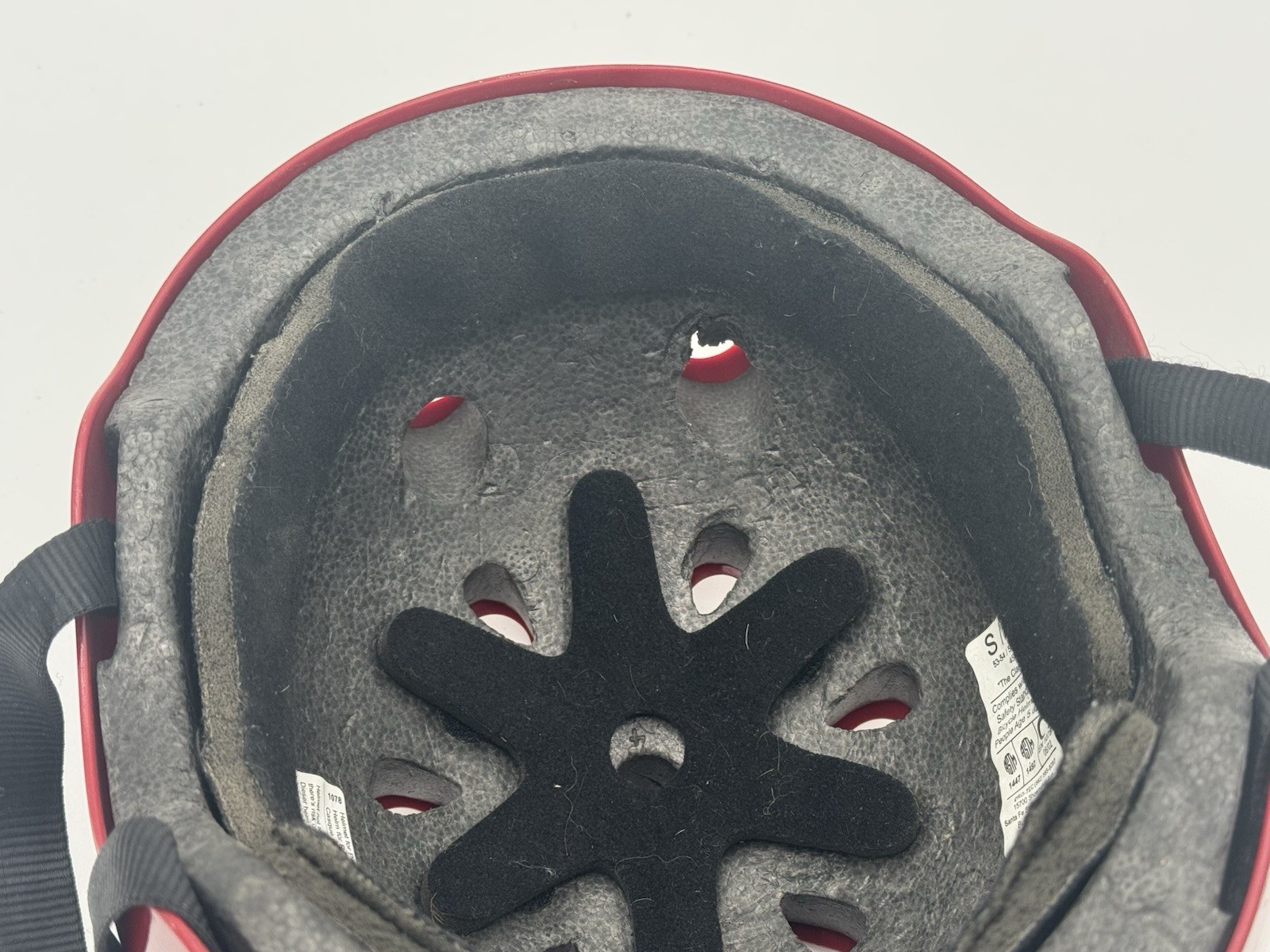 Pro-Tec "The Classic" Skate Red Skateboard Helmet Old School Size S/M 53-56 cm