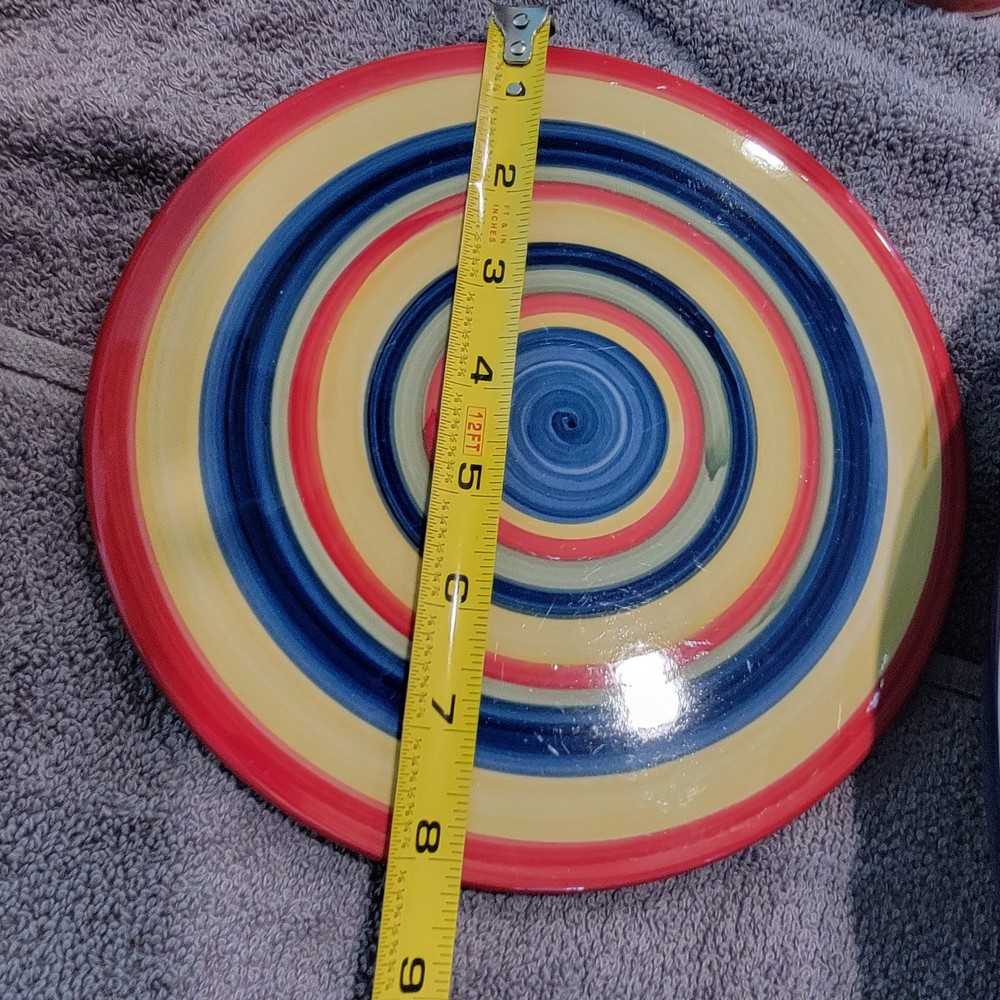 SWIRL Hand Painted Dinnerware. Multiple Pieces. You Pick. Used Condition.