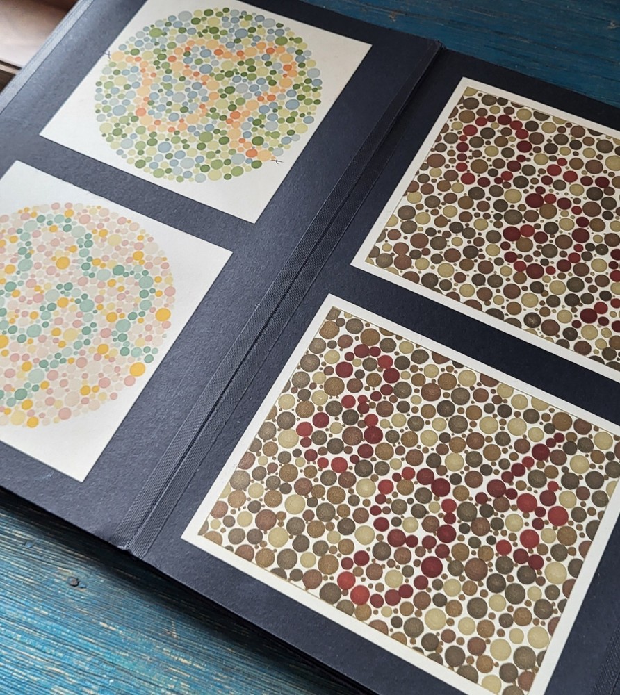 Pseudo-Isochromatic Plates for Testing Color Perception - American Optical 1940