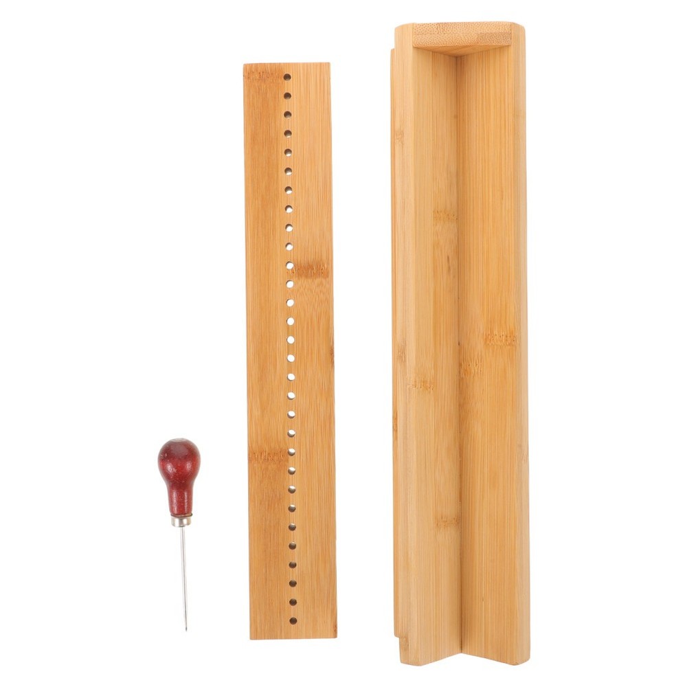 Book Binding Machine Wood Bookbinding Cradle Set Punching for DIY