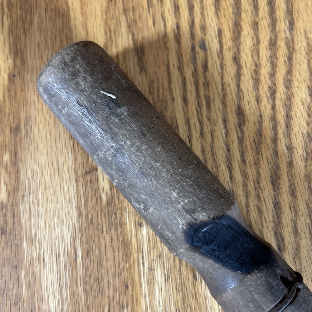 Antique Soldering Iron Copper Tip Wood Handle Rustic Metalworking Tools