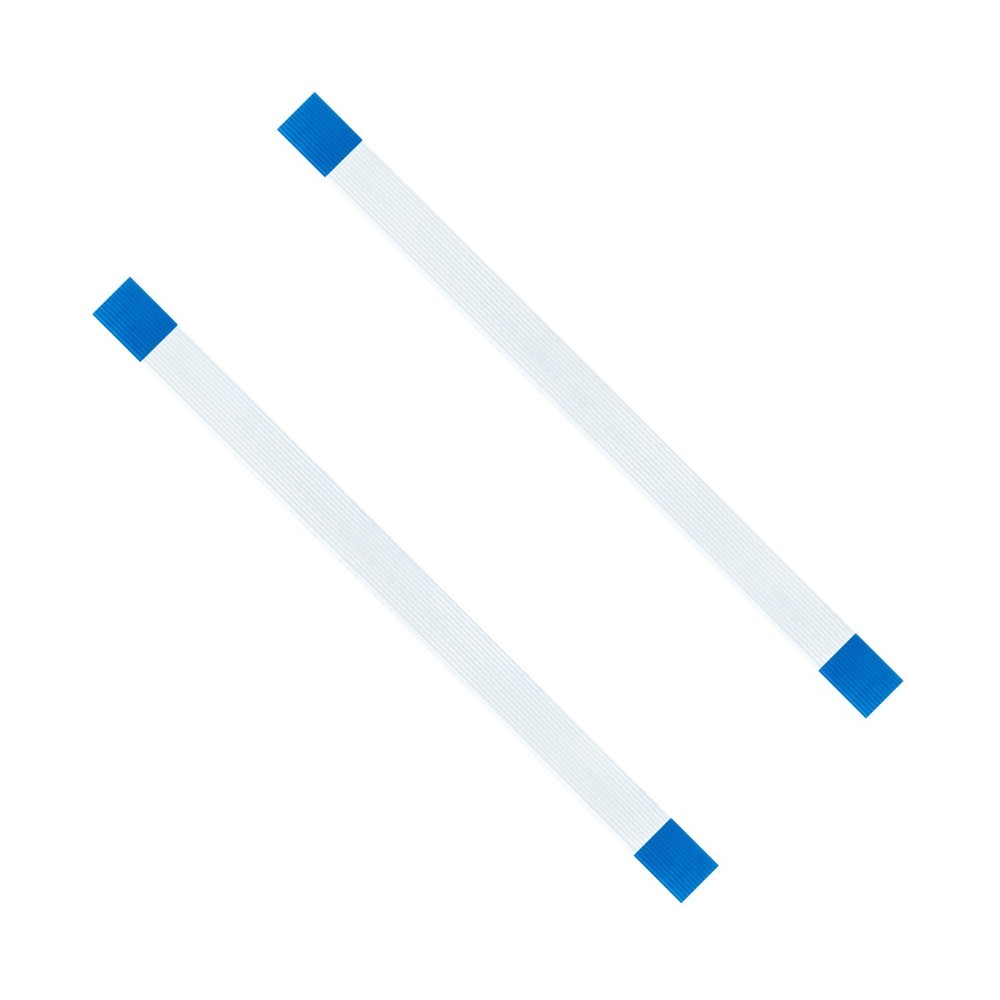 Mcbazel 2-Pack 12 Pin Power Button Flex Ribbon Cable Charging Board white